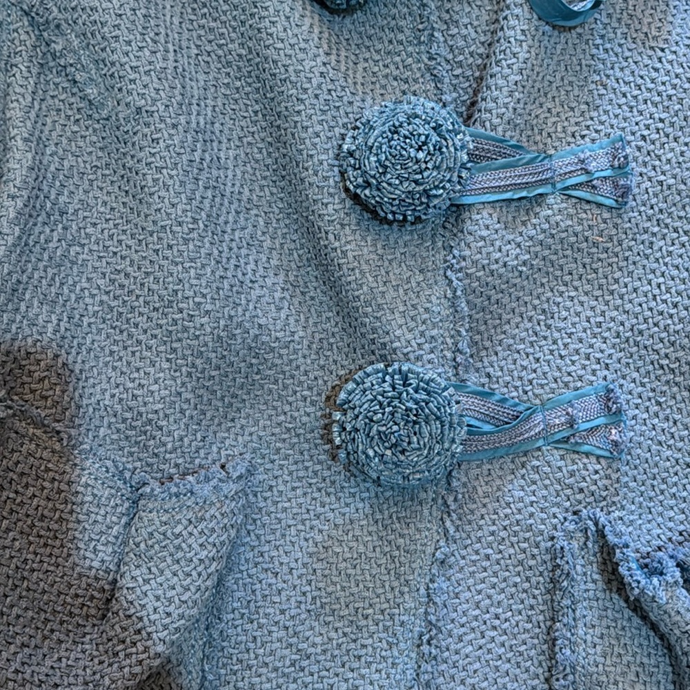 Louis Vuitton Vintage Knit Blazer, Light, Size 38 - Picture 6 of 7